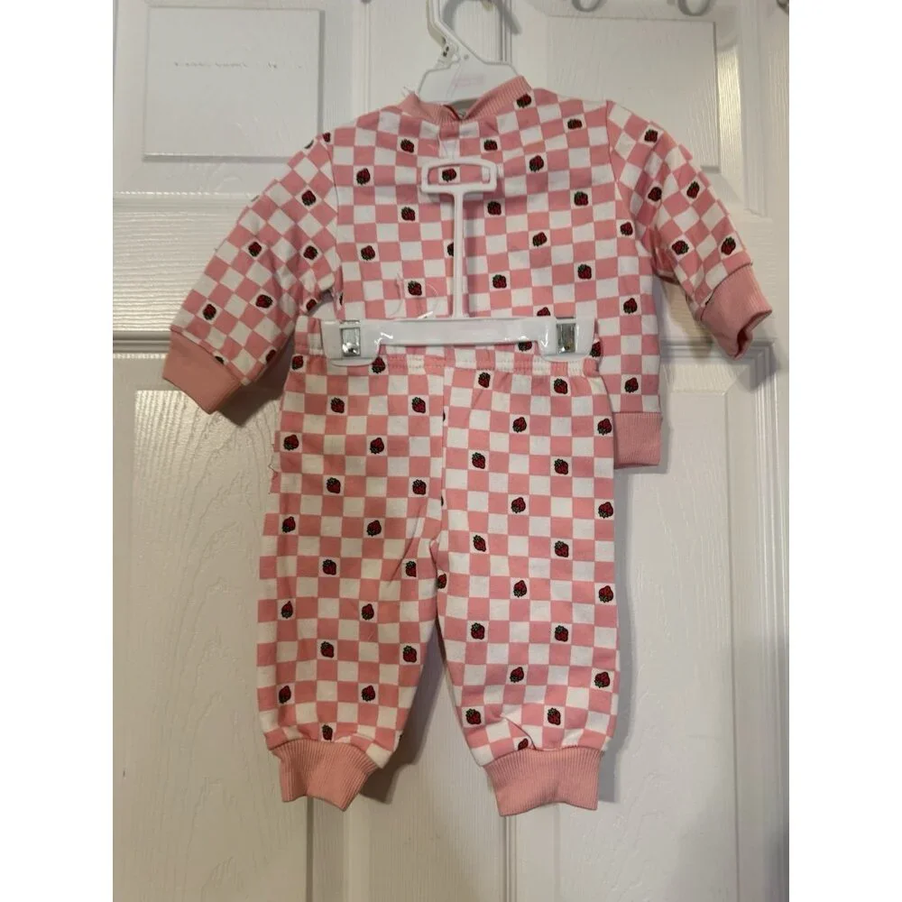 Strawberry Shortcake Infant Girls 2-Piece Top Pants Set 6 Months Pink NEW